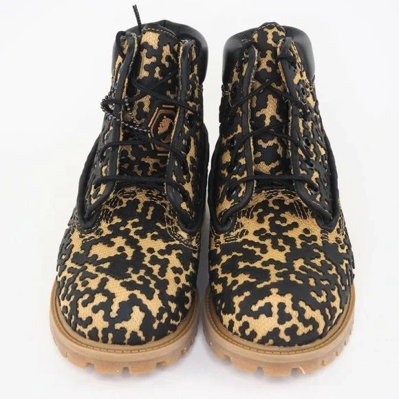 Timberland 6 Inch Classic Vent Tech Series Boys Boots Leather Wheat - Picture 4 of 11